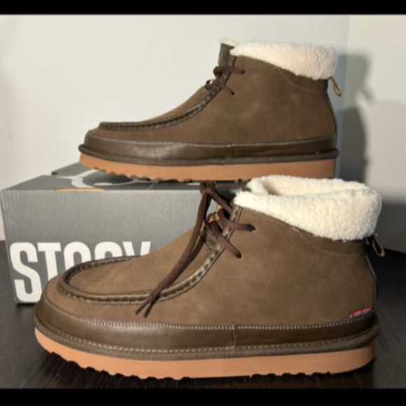 Stacy Adams Cosmo Chukka Boots Brown Mens Size 12M
